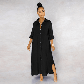 Vestido Longo de Linho Amour