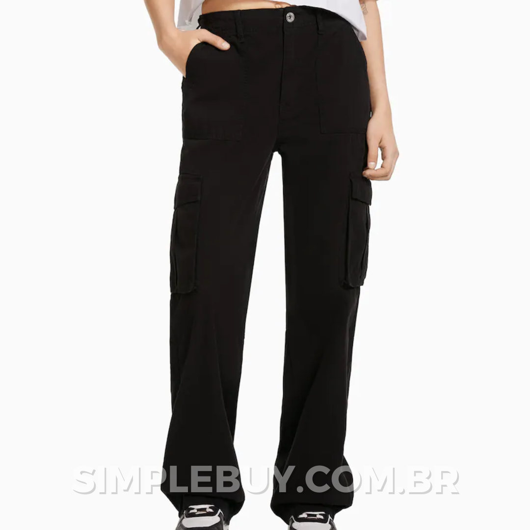 Calça Cargo Feminina - Afine e Modele o Seu Corpo