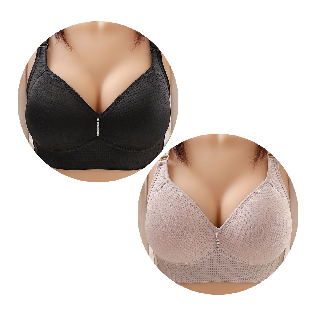 Kit 2 Sutiãs de Ultra Sustentação Aurora