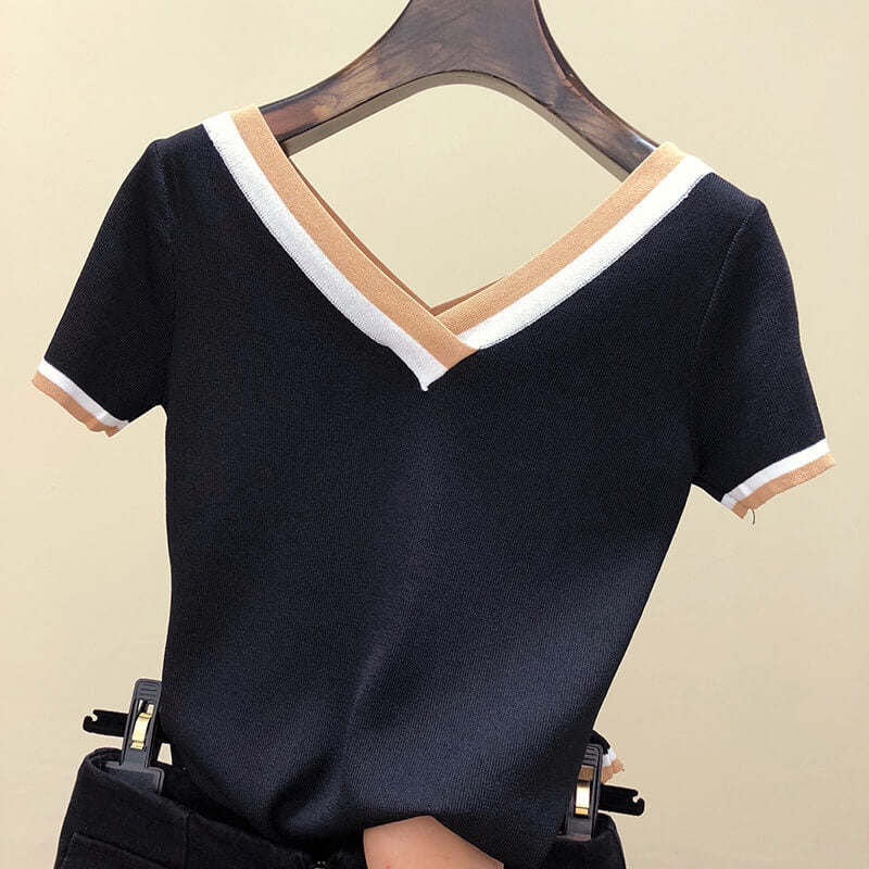 Blusa Casual de Malha Poppy