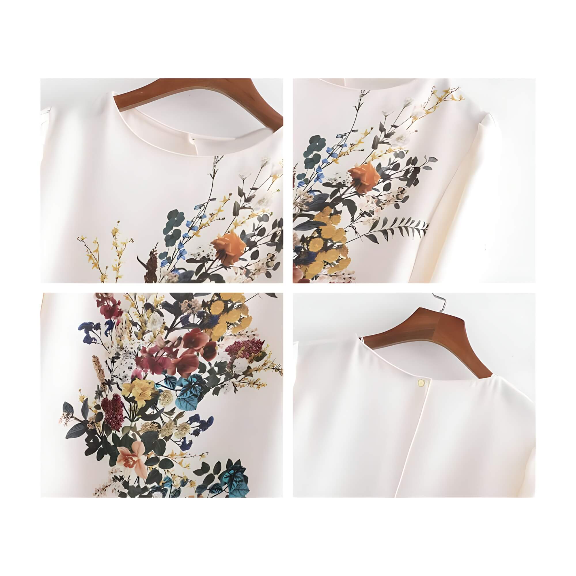 Blusa Elegante de Chiffon Brillant