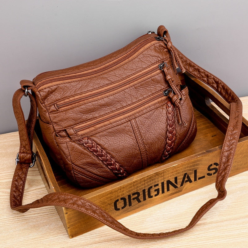 Bolsa Vintage em Couro MeLinda