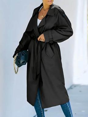 Casaco Longo Feminino Trench Kalliope