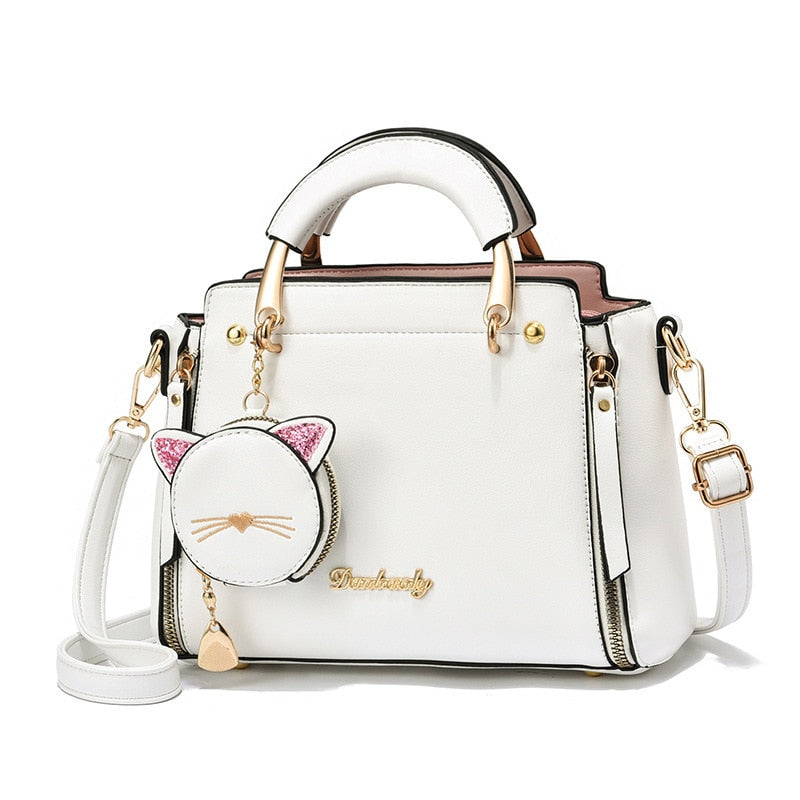 Bolsa Feminina de Couro Modern Cat