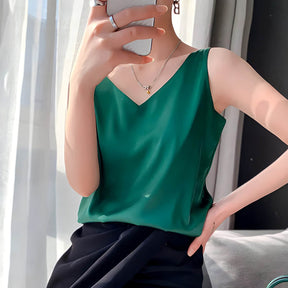 Blusa Regata de Cetim Hyris