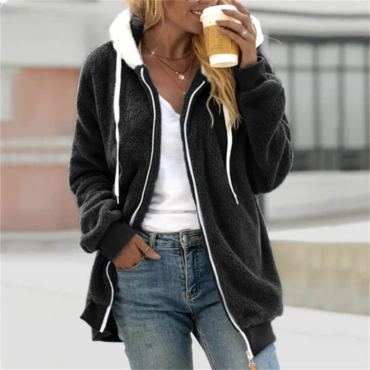 Casaco Feminino de Pelúcia Belleze