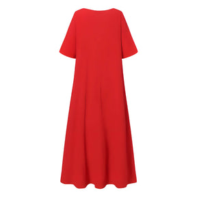 Vestido Longo com Abotoamento Austin