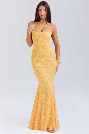 Vestido Longo Rendado com Amarrações Modern Joan - GOLDEN ERA