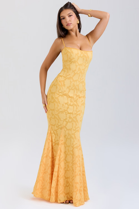 Vestido Longo Rendado com Amarrações Modern Joan - GOLDEN ERA