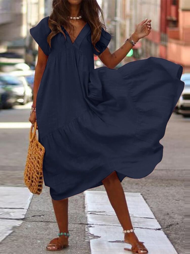 Vestido Mídi Casual Nalani