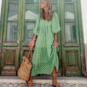 Vestido Mídi e Saia de Camadas Bolgar