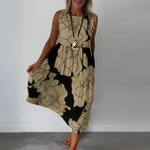 Vestido Mídi Casual Jardin