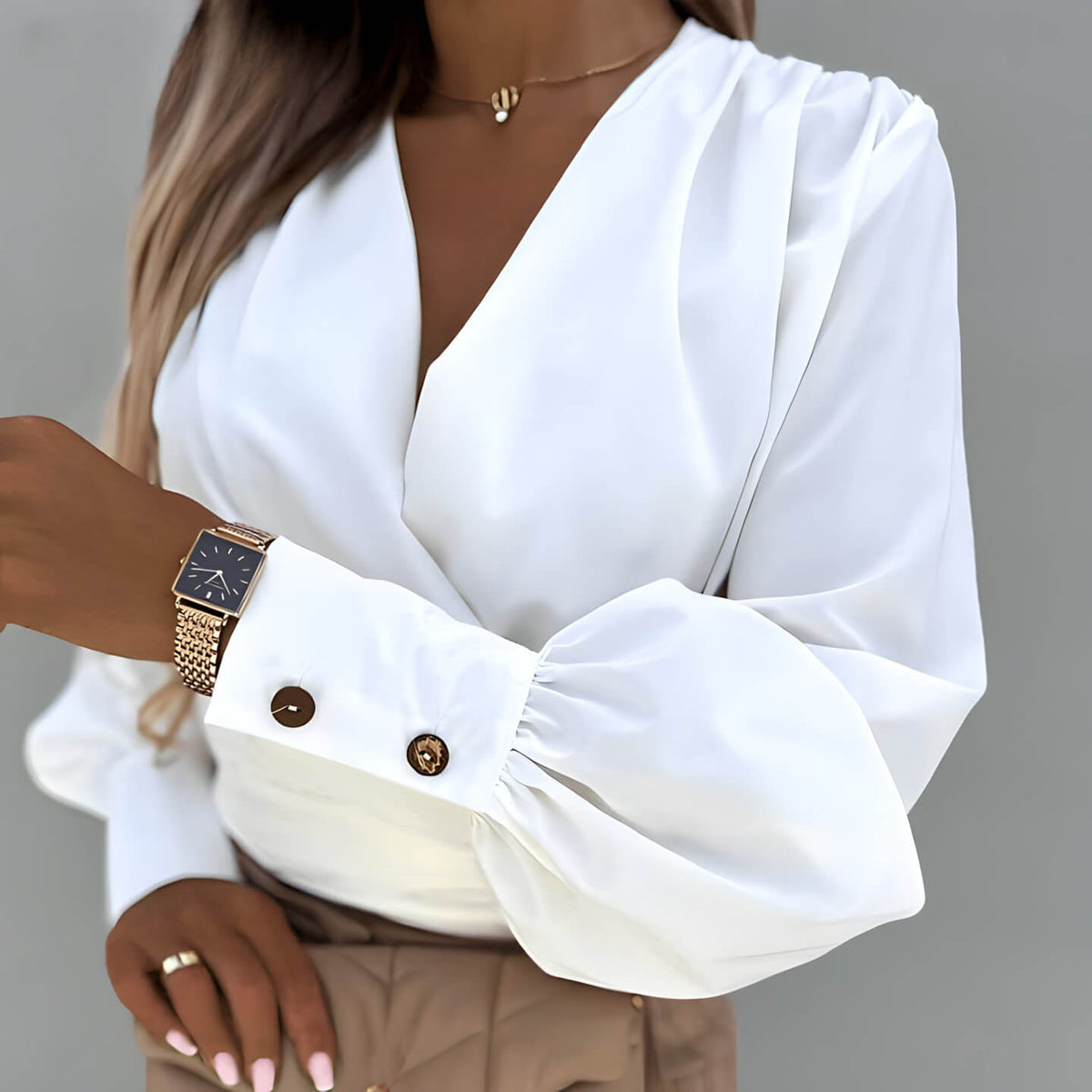 Camisa Transpassada Amoureuse