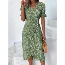 Vestido Mídi Transpassado Allegra