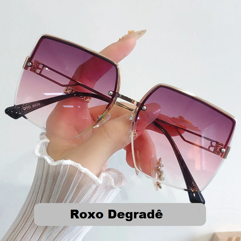 Óculos de Sol Quadrado Clarice