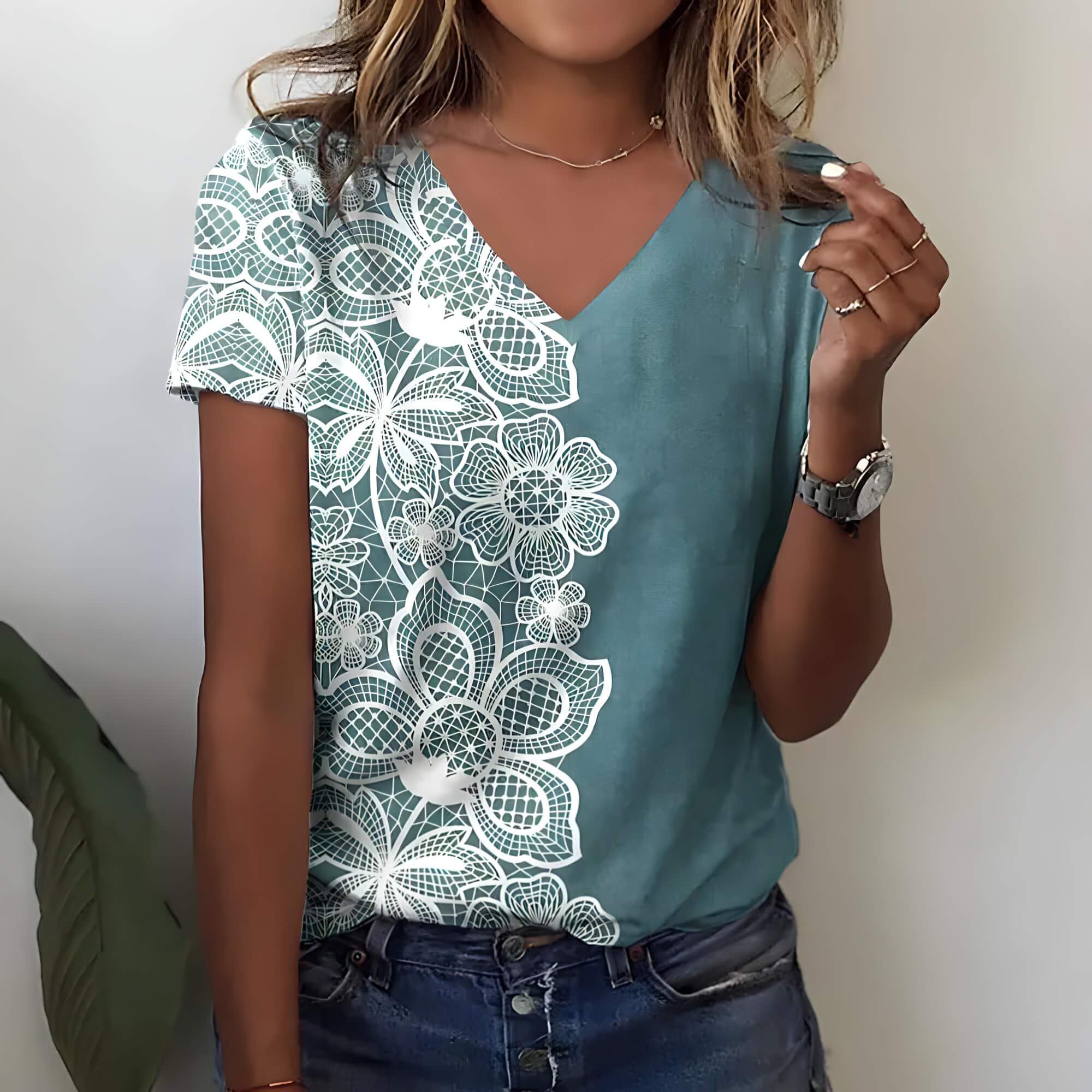 Blusa Feminina Casual Madalena