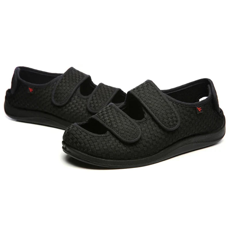 Sandália Unissex Larga e Ajustável Diabetes e Joanetes com Dois Ajustes Frontal e Traseiro