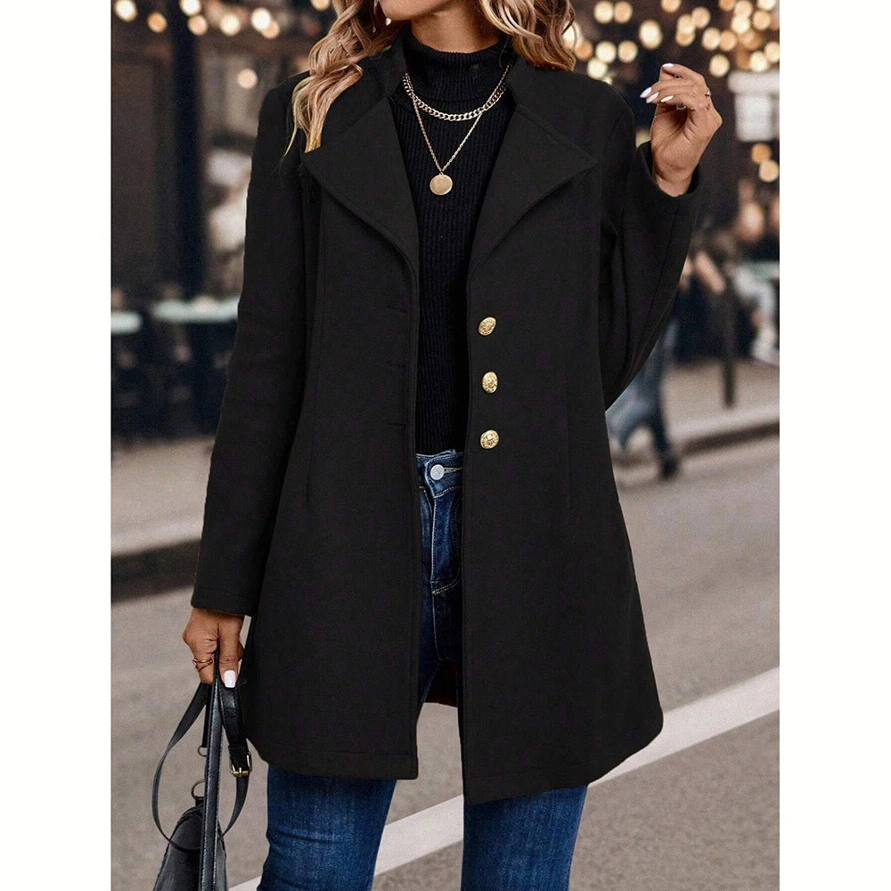 Casaco Feminino de Lã Batida Lysandra