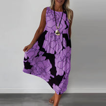 Vestido Mídi Casual Jardin
