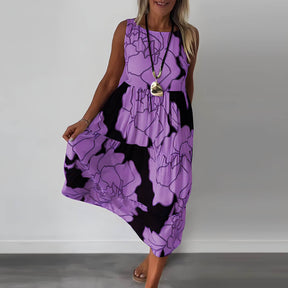Vestido Mídi Casual Jardin