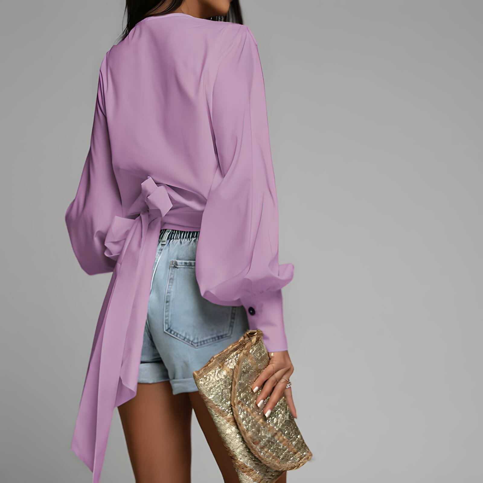 Camisa Transpassada Amoureuse