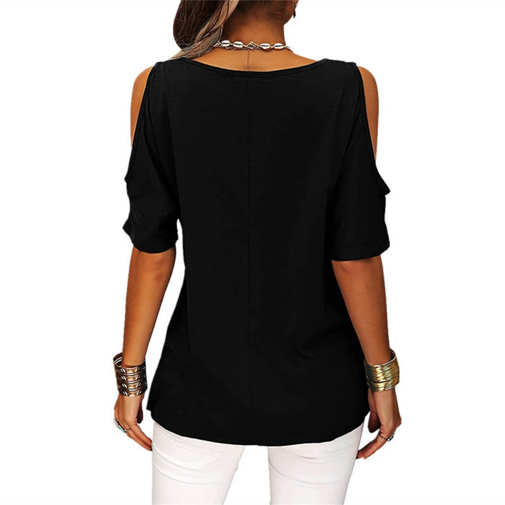 Blusa Casual Ombro Aberto Lilium