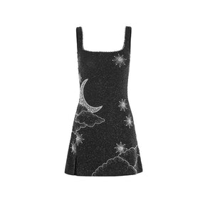 Vestido Curto Paetê Modern Pérola