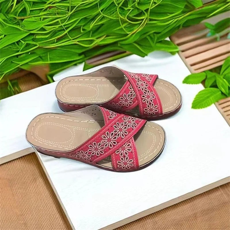 Sandália Confortável em X