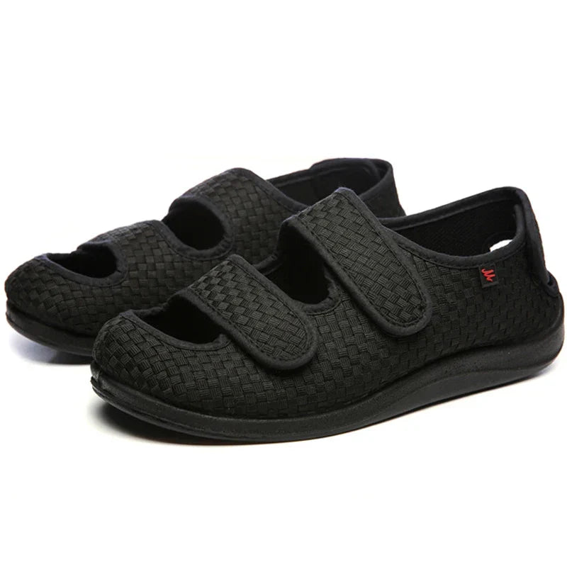 Sandália Unissex Larga e Ajustável Diabetes e Joanetes com Dois Ajustes Frontal e Traseiro