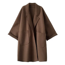 Casaco Feminino Oversized de Lã Batida Junia