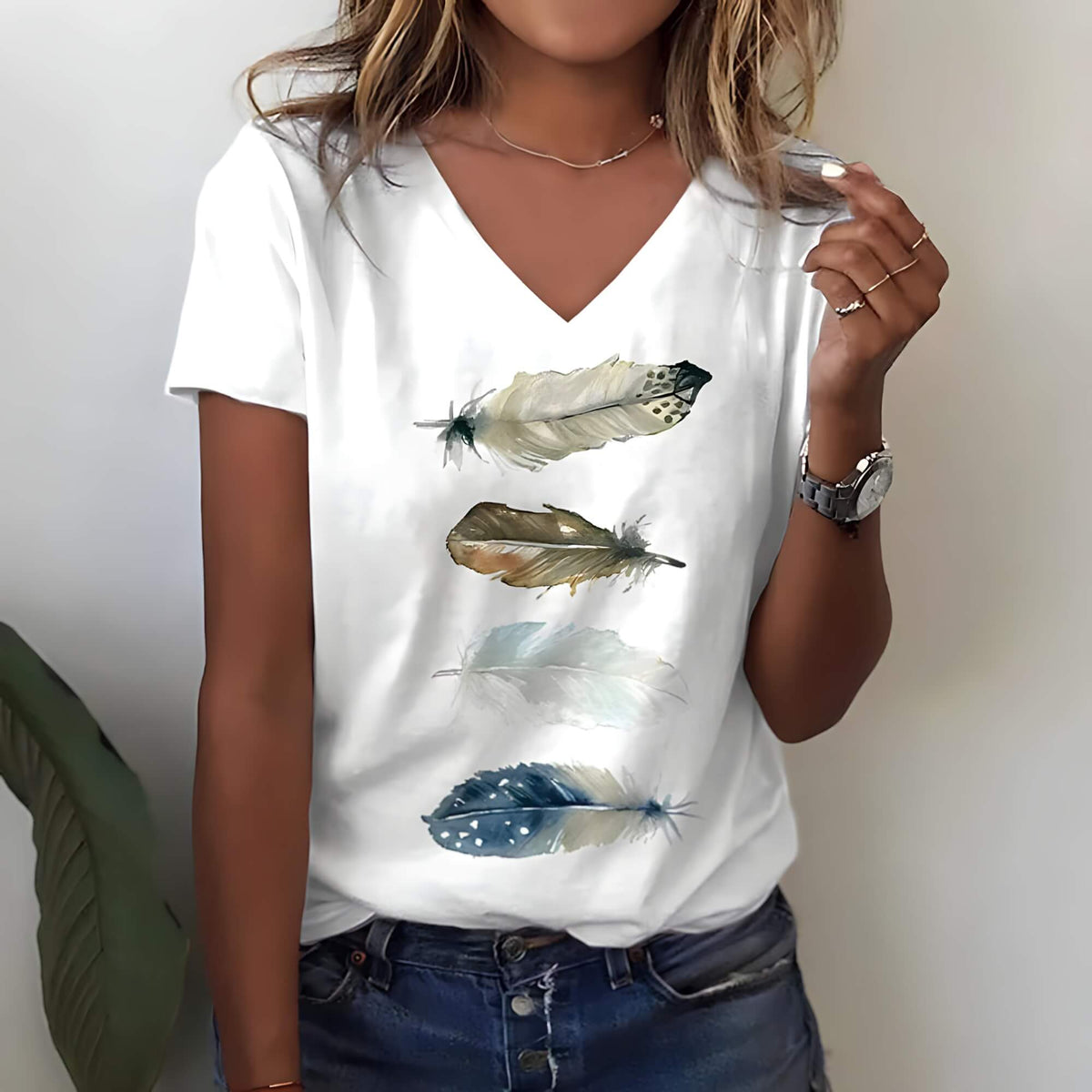 Blusa Feminina Casual Madalena