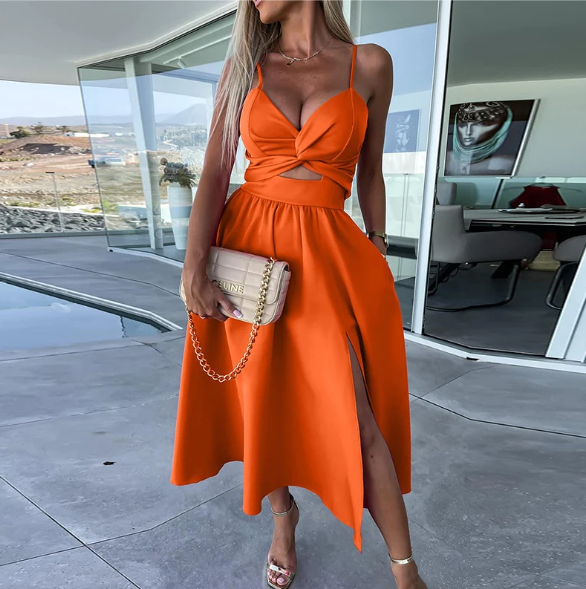 Vestido Allure Sofisticado Tecido Premium