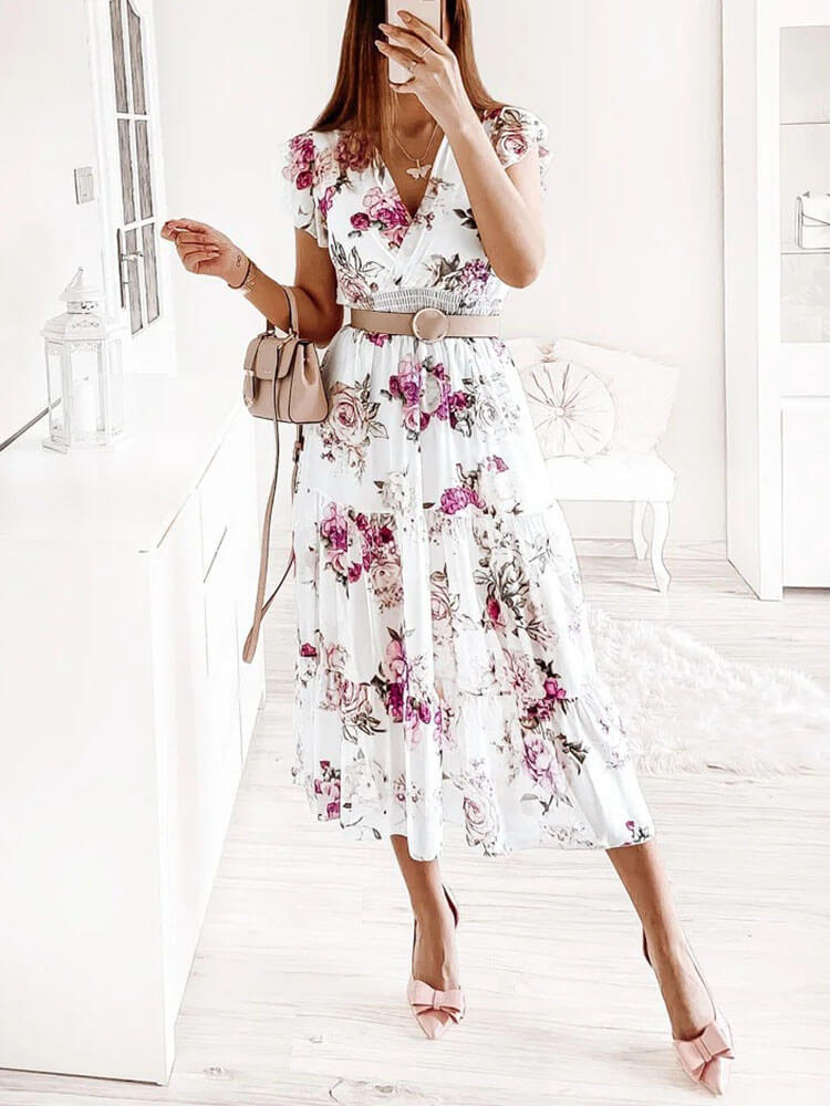 Vestido Mídi Casual Mia