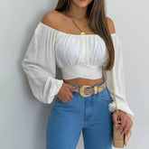 Blusa Flora Estampada com Manga