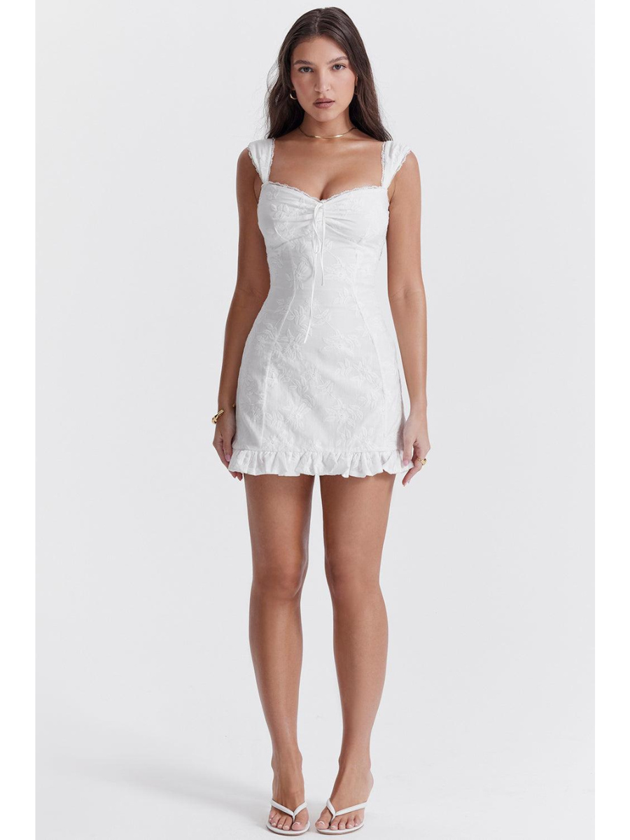 Vestido Curto Bordado Modern Lívia - GOLDEN ERA