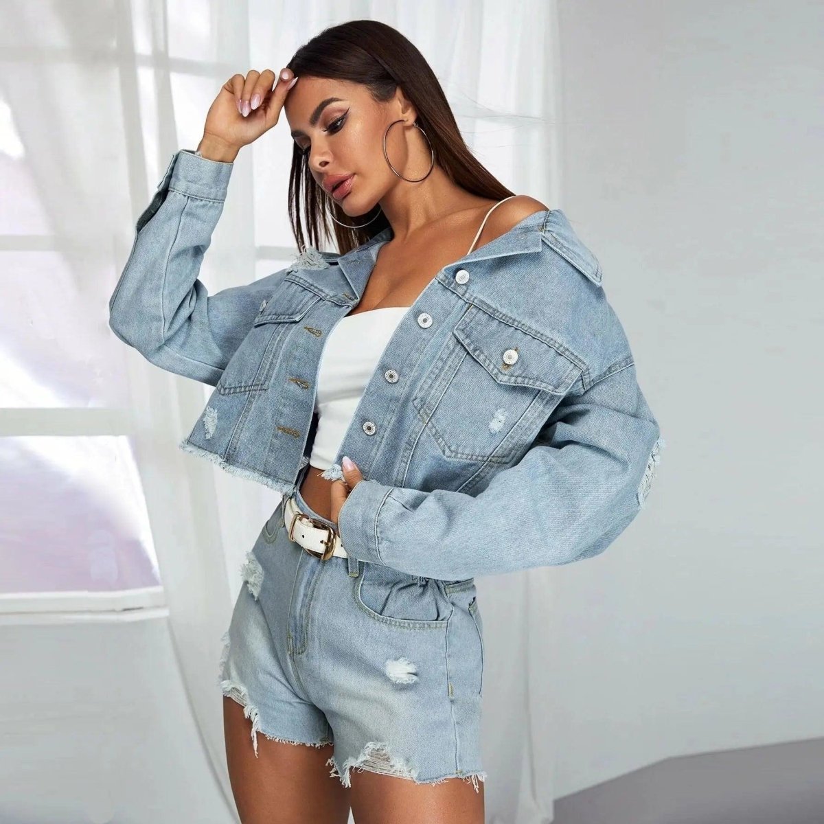 Blusa Jeans Loma