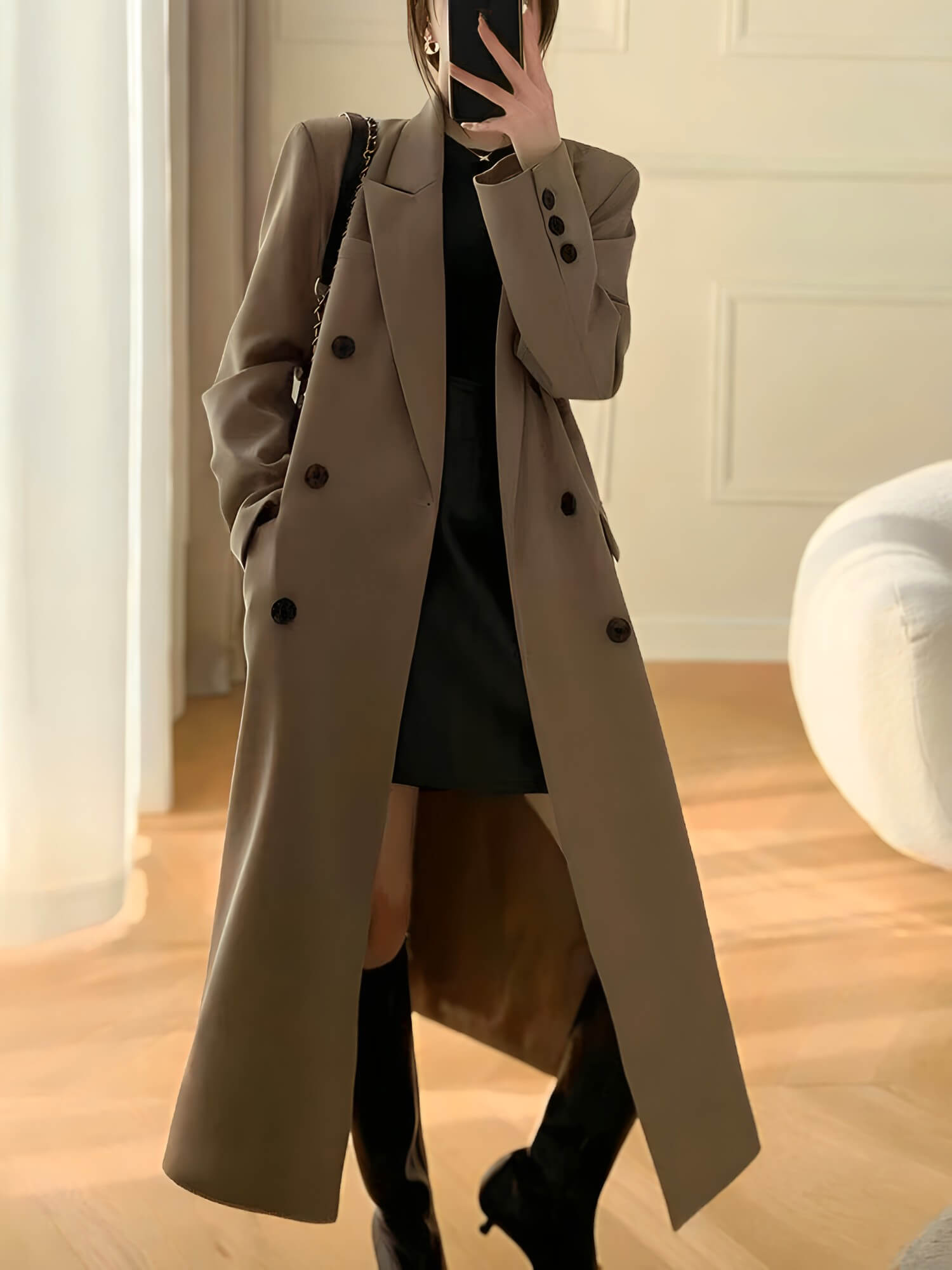 Casaco Feminino Longo Stylish