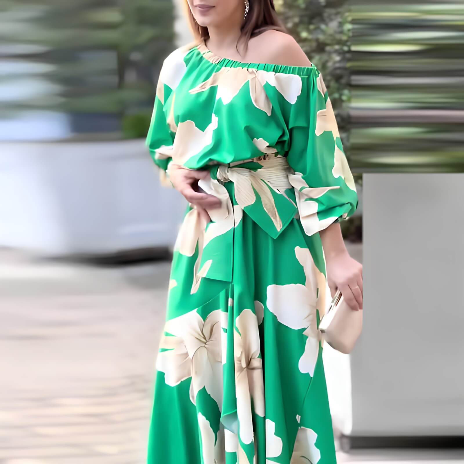 Vestido Longo Casual Coloré