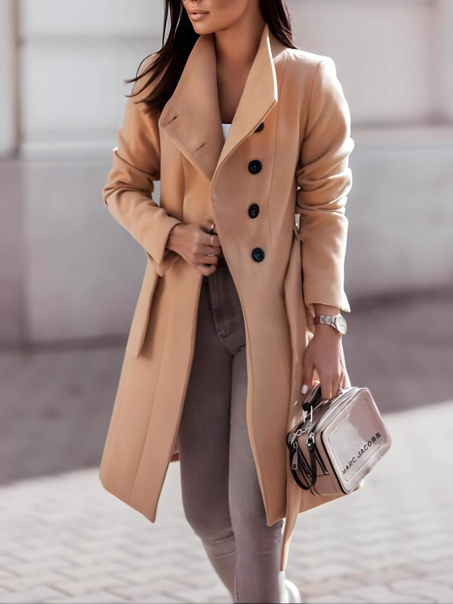 Casaco Feminino Longo Oversized Stella