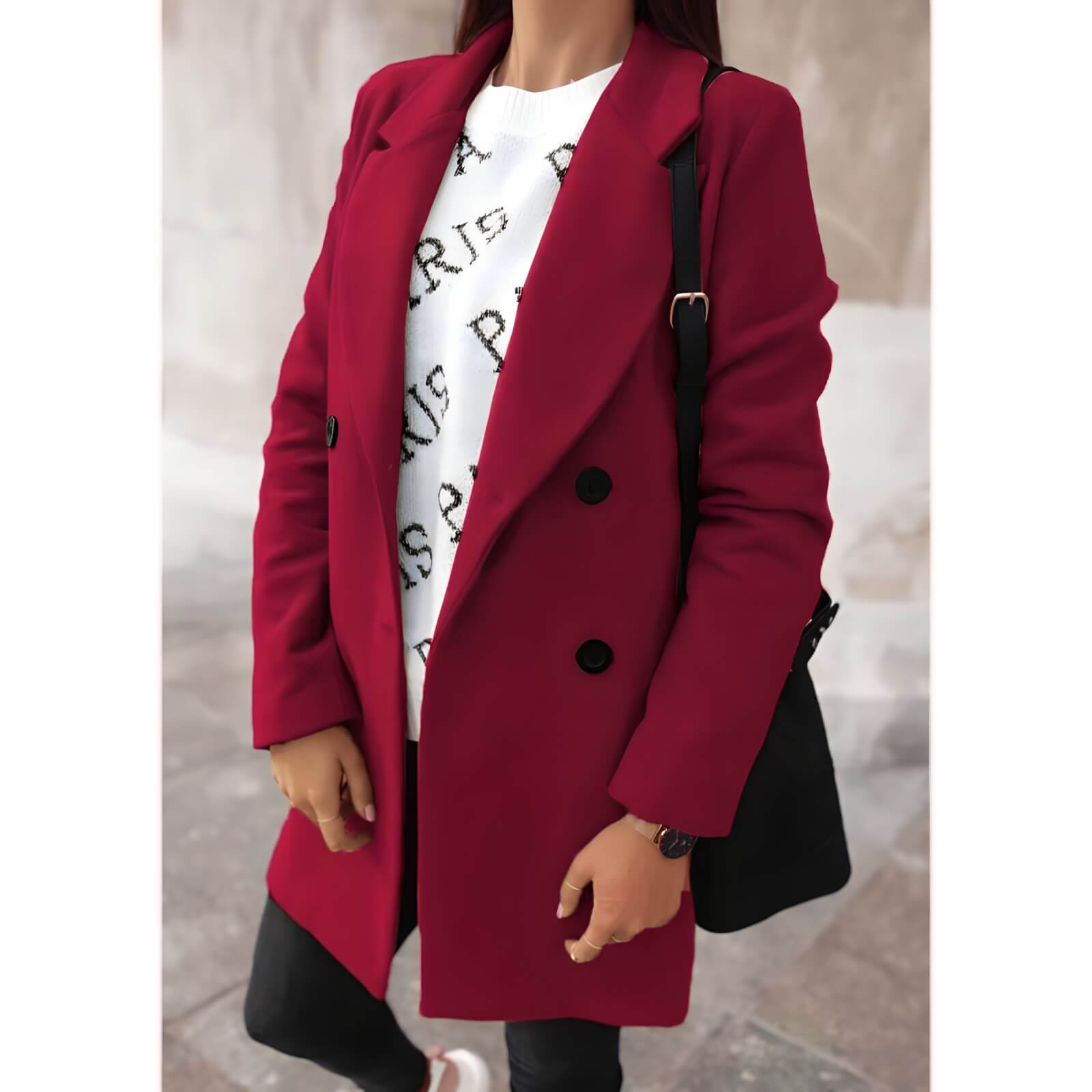 Casaco Feminino de Lã Batida Dauphine