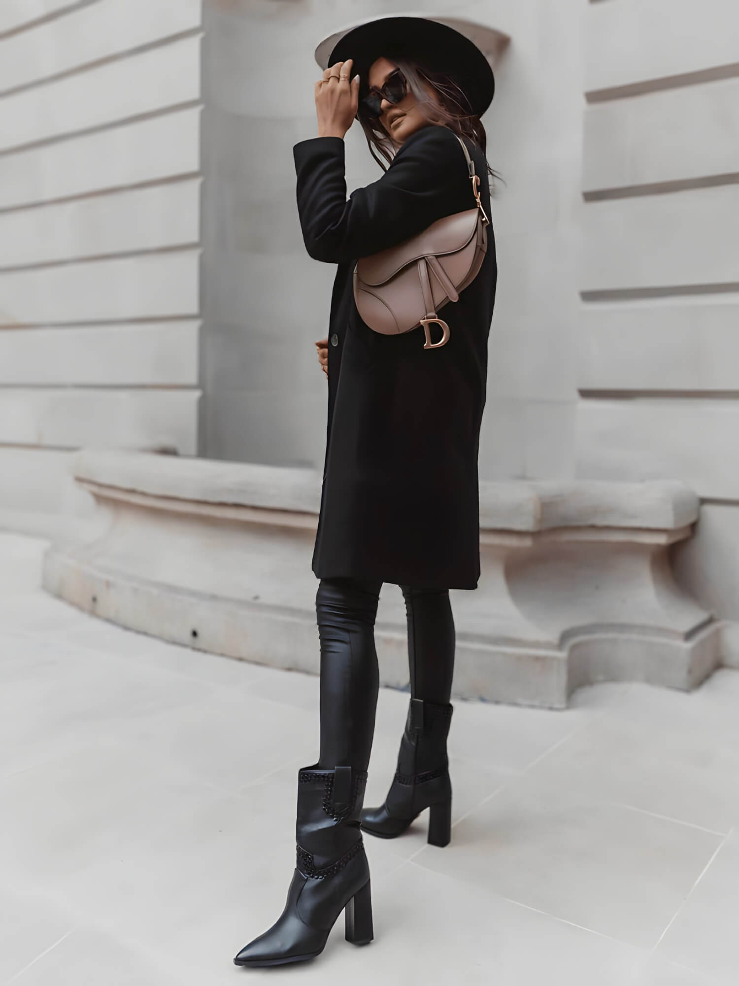 Casaco Feminino Alongado de Lã Batida Calais