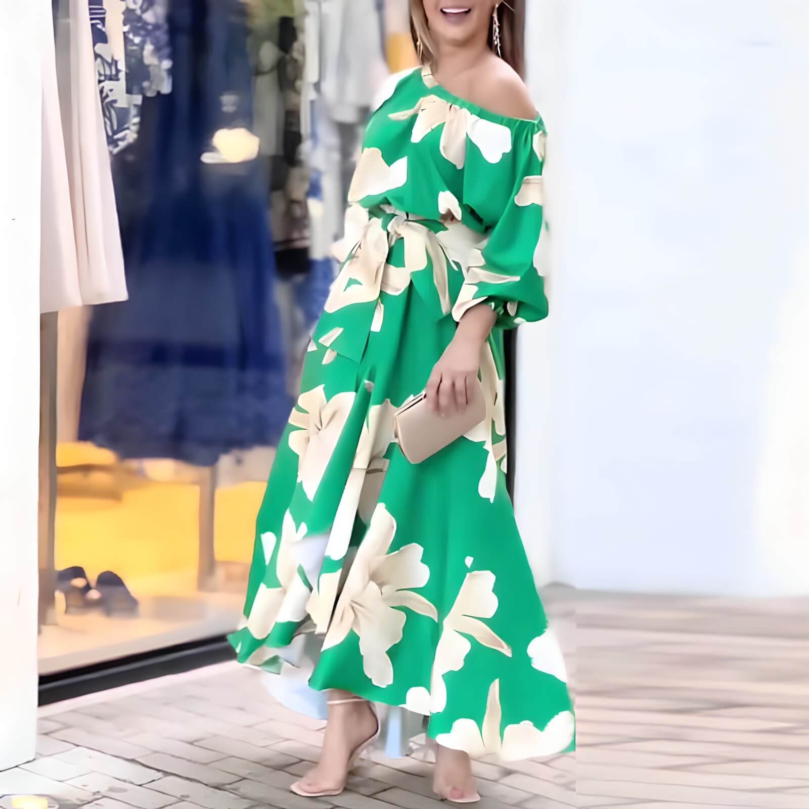 Vestido Longo Casual Coloré