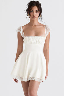 Vestido Curto Bustier Renda Jasmin