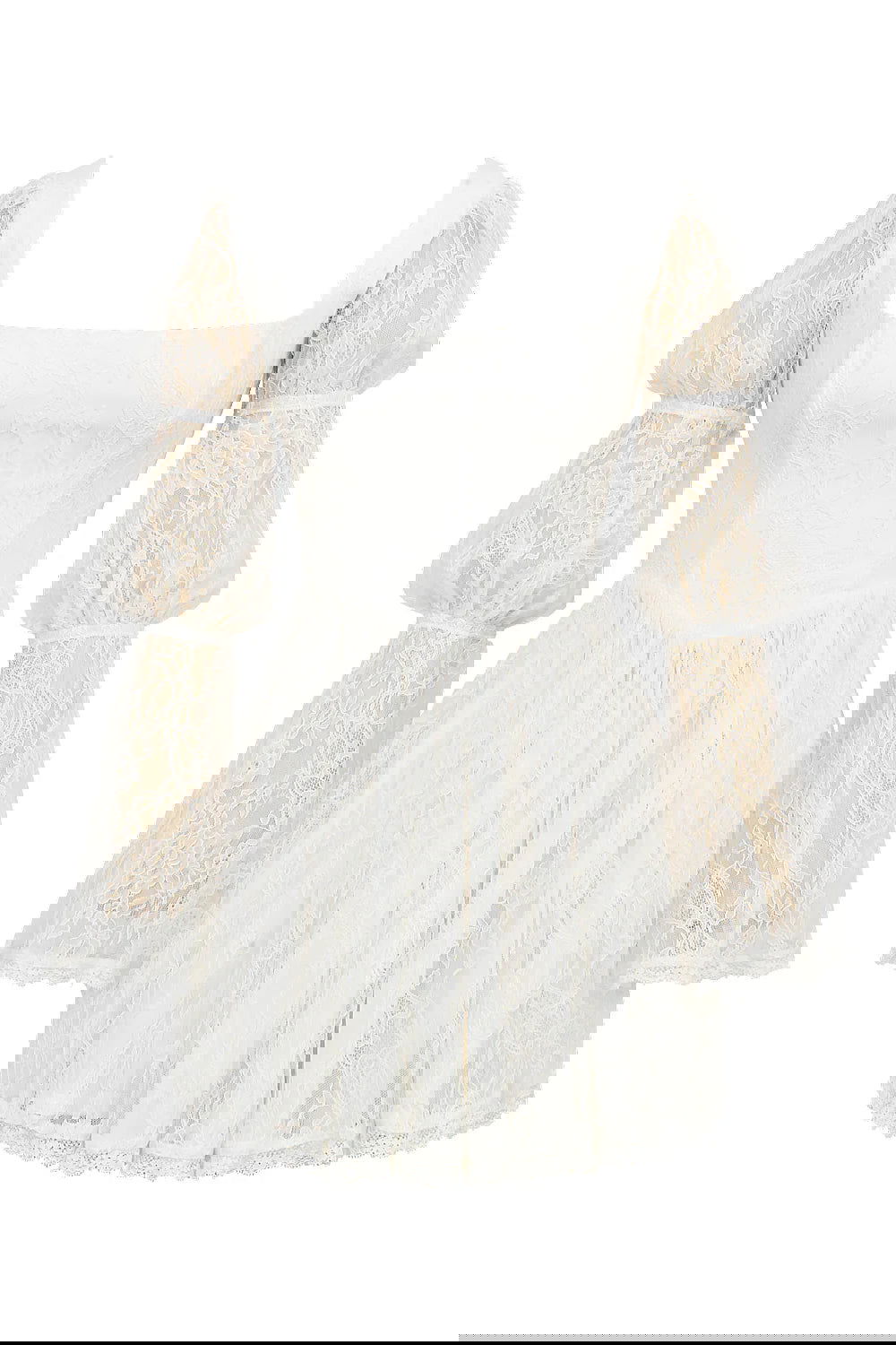 Vestido Curto  Branco Modern Grace - GOLDEN ERA
