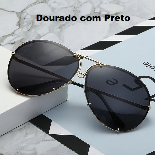 Óculos de Sol Aviador Oversized