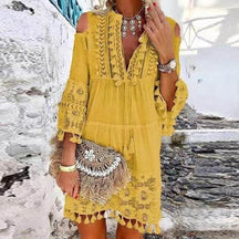 Vestido Curto Rendado Siena